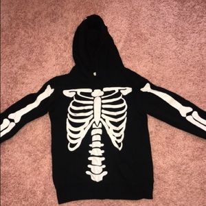 Boy’s H&M skeleton zip up hoodie